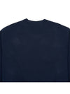 Men's Wappen Patch Crew Neck Knit Top Navy - STONE ISLAND - BALAAN 8