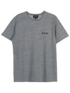 Mike Logo Short Sleeve T-Shirt Gray - A.P.C. - BALAAN.