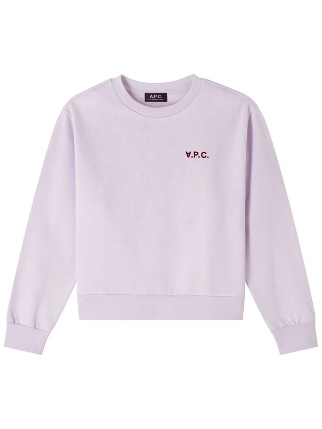 Evy Small Logo Crew Neck Sweatshirt White - A.P.C. - BALAAN 2