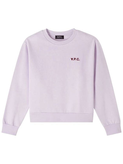 Evy Small Logo Crew Neck Sweatshirt White - A.P.C. - BALAAN 2