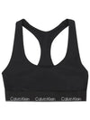 Modern Performance Unlined Bra Black - CALVIN KLEIN - BALAAN 3