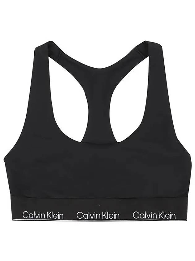 Modern Performance Unlined Bra Black - CALVIN KLEIN - BALAAN 3