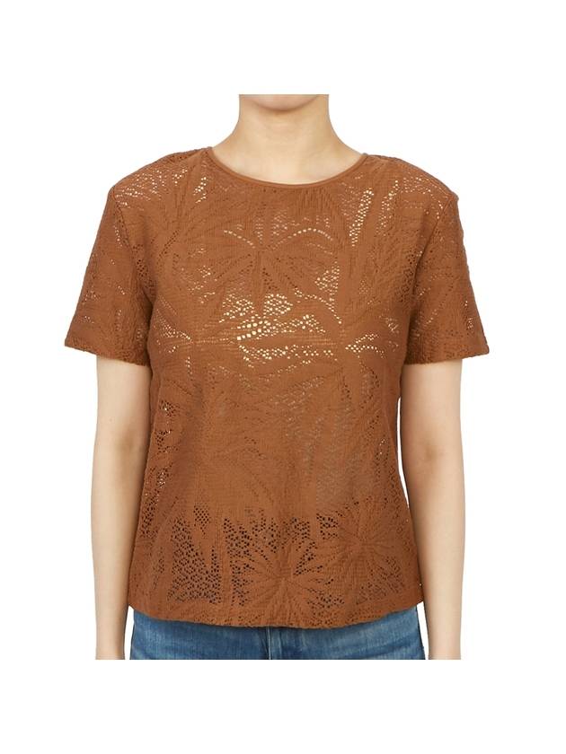 Lettera Short Sleeve T-Shirt Camel - MAX MARA - BALAAN 2