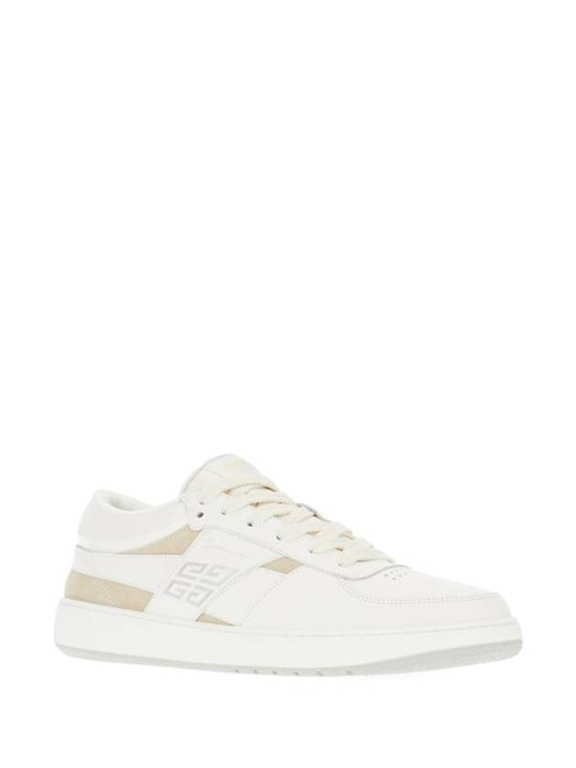 G Move Leather Low Top Sneakers White - GIVENCHY - BALAAN 3