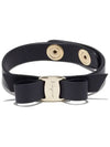 Vara Bow Bracelet Black - SALVATORE FERRAGAMO - BALAAN 3