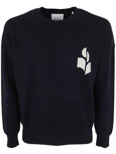 Evans Logo Crew Neck Knit Top Naver - ISABEL MARANT - BALAAN 1