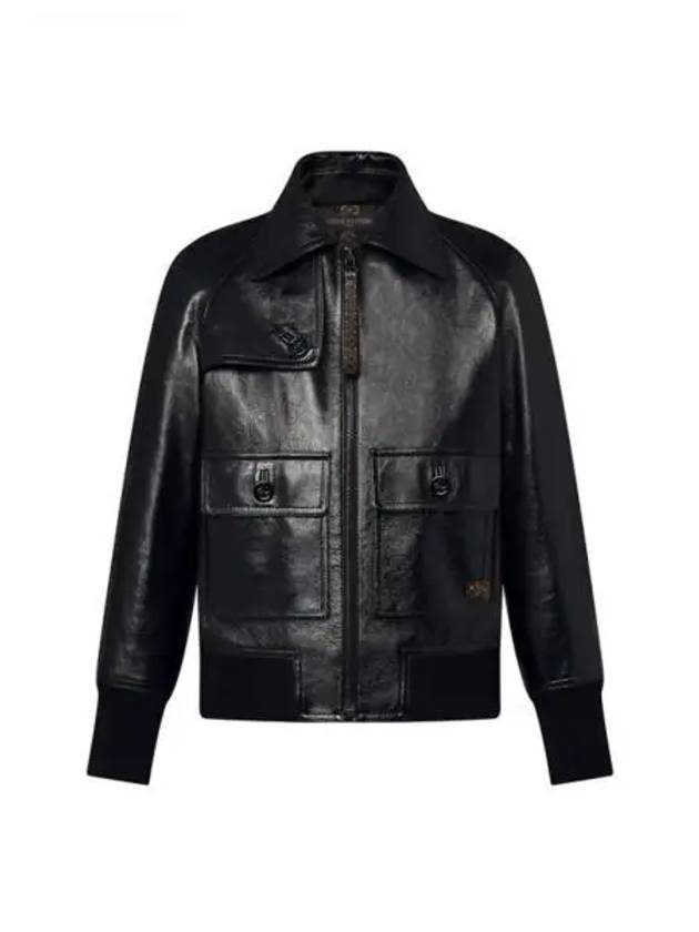 Calfskin bomber jacket 1AFUDV - LOUIS VUITTON - BALAAN 1