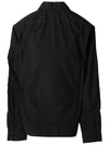 Chrome R Lens Wappen Overshirt Zip-Up Jacket Black - CP COMPANY - BALAAN 4