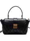 Matelasse Nappa Shoulder Bag Black - MIU MIU - BALAAN 2