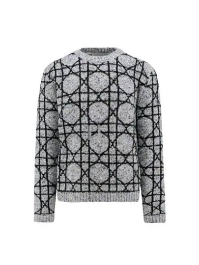 Cotton Cashmere Knit Top Grey - DIOR - BALAAN 2