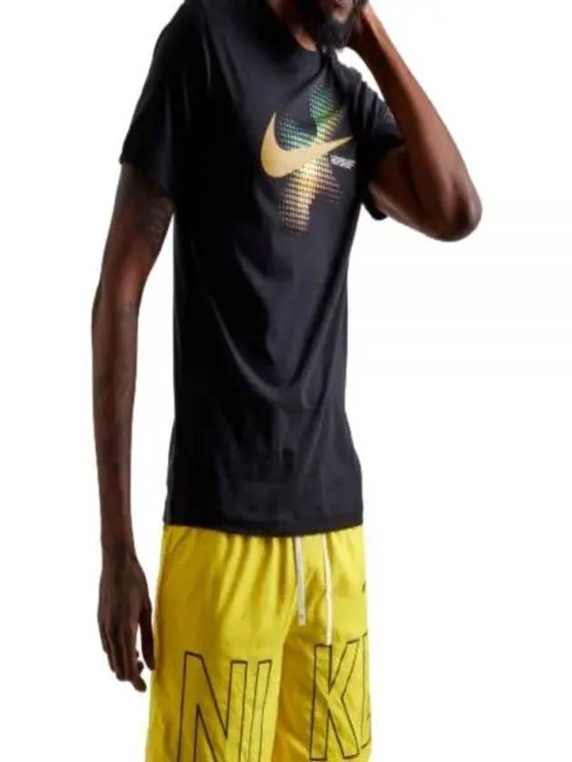 Men's Sportswear 6MO Swoosh Short Sleeve T-Shirt Black - NIKE - BALAAN 2