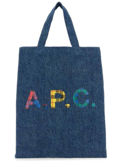 Lou Mini Tote Bag Blue - A.P.C. - BALAAN 2