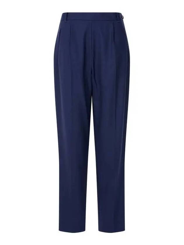 PS Women s Wool Tapered Zip up Pants Navy - PAUL SMITH - BALAAN 1