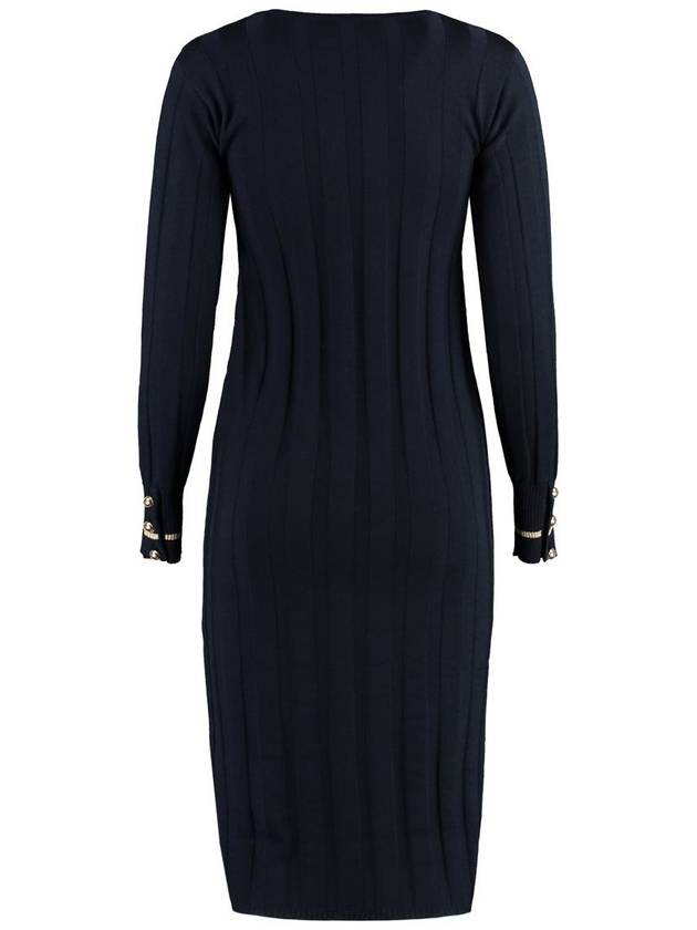 Max Mara Studio Leccio Virgin Wool Dress - MAX MARA - BALAAN 2