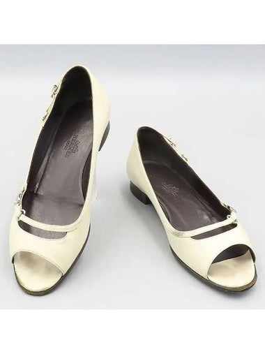 Smith Market Ivory Shoes Women s - HERMES - BALAAN 1