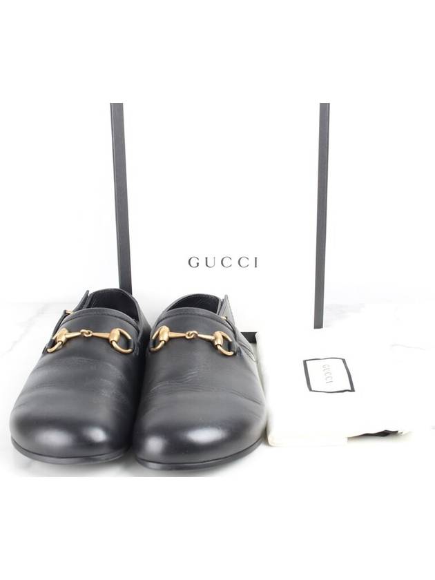 Horsebit slingback leather sandals 5 245 - GUCCI - BALAAN 2