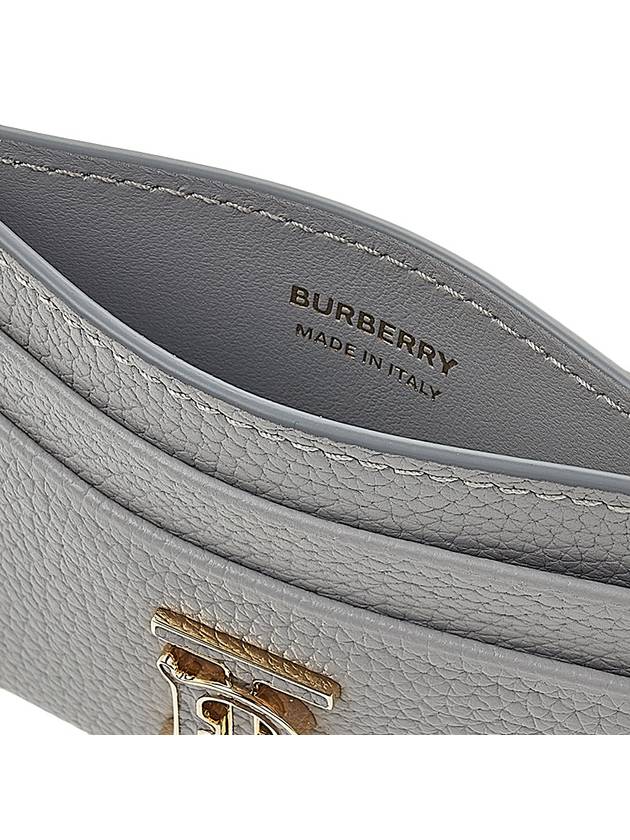 Grainy leather card wallet light Grey - BURBERRY - BALAAN 10