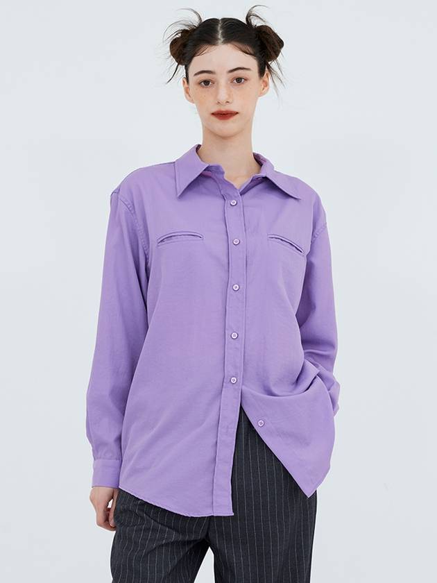 Double lip color shirt light purple - KOOKEESEE - BALAAN 4