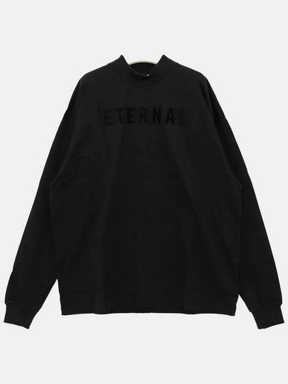 Eternal Crew Neck Cotton Long Sleeve T-Shirt Black - FEAR OF GOD - BALAAN 2