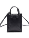 Viva Bow Mini Tote Bag Black - SALVATORE FERRAGAMO - BALAAN 3