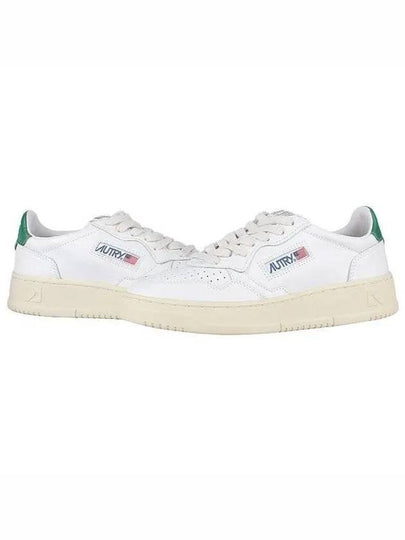 Medalist Green Tab Leather Low Top Sneakers White - AUTRY - BALAAN 2