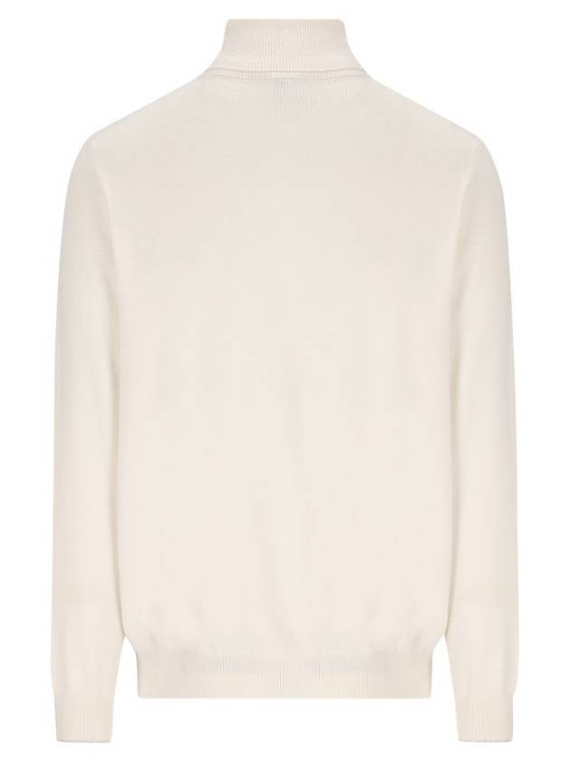 Men's Turtleneck White - BRUNELLO CUCINELLI - BALAAN 3