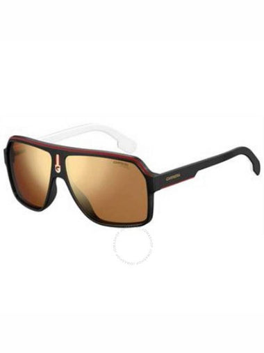 Carrera Brown Gold Mirror Navigator Unisex Sunglasses CARRERA 1001/S 0OIT/K1 62 - CARRERA - BALAAN 1