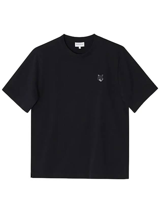 Bold Fox Head Patch Oversized Short Sleeve T-Shirt Black - MAISON KITSUNE - BALAAN 5