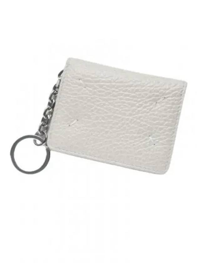 4 Stitch Keyring Card Wallet Grey - MAISON MARGIELA - BALAAN 2