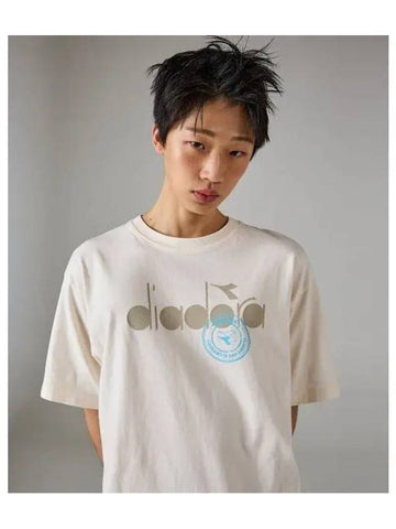 Diadora Comfy Short Sleeve T Shirt IVORY - DIADORA - BALAAN 1