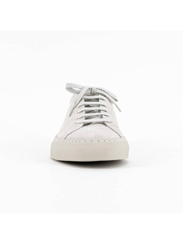 Achilles Suede Low Top Sneakers White - COMMON PROJECTS - BALAAN 4