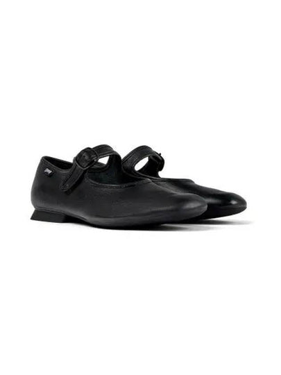 Casi Myra Leather Mary Jane Flat Shoes Black - CAMPER - BALAAN 2