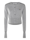 Bea Cropped Cardigan Grey - VIVIENNE WESTWOOD - BALAAN 2