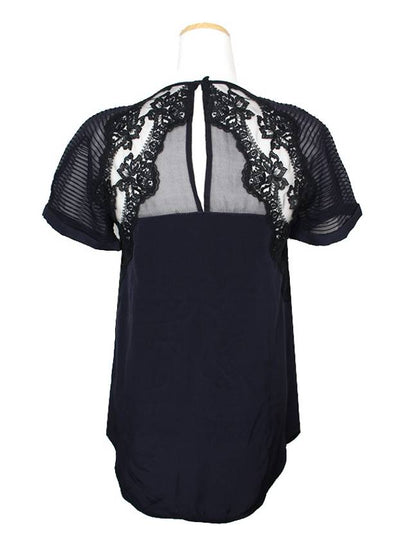 Midnight blue lace top 44 55 - REBECCA TAYLOR - BALAAN 2