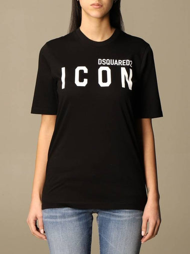 T-shirt Dsquared2 in cotone con logo Icon - DSQUARED2 - BALAAN 1