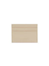 Logo Stamp Grained Leather Card Holder Cream - SPORTY & RICH - BALAAN 2