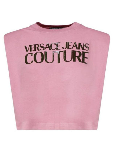 Versace Jeans Couture Tops With Logo - VERSACE - BALAAN 1