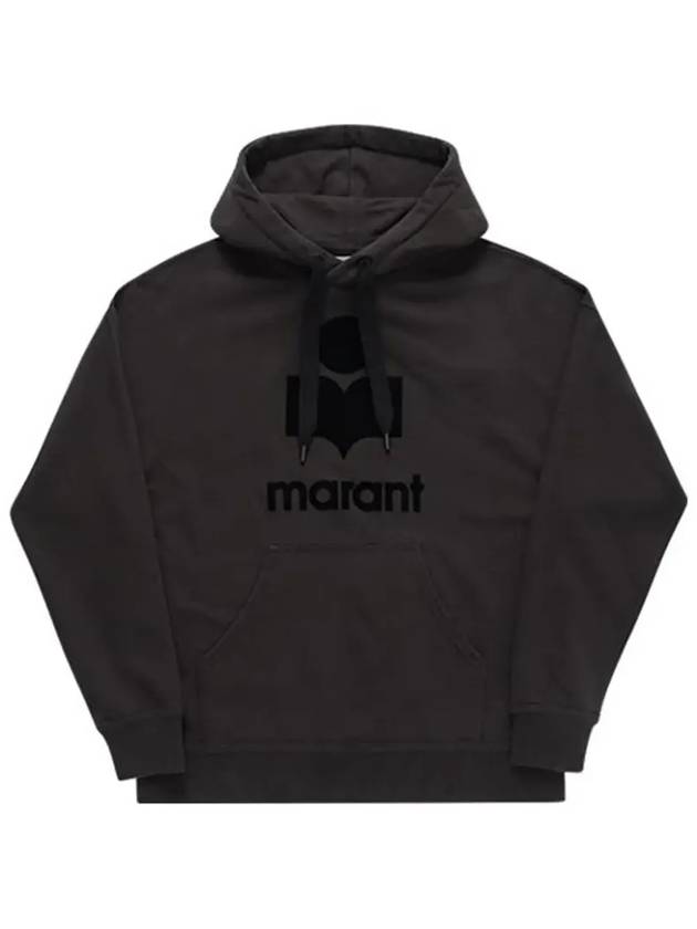 Miley Big Logo Hoodie Faded Black - ISABEL MARANT - BALAAN 5