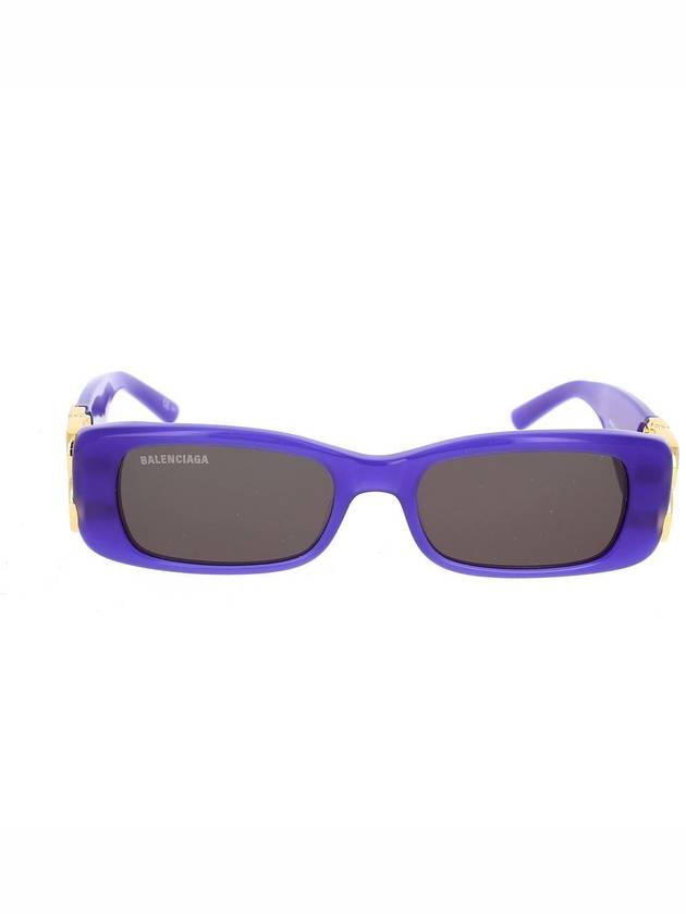 Eyewear BB0096S 004 Dynasty Rectangle Sunglasses Purple - BALENCIAGA - BALAAN 2