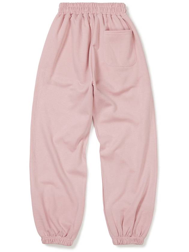 Silver City Wide Brushed Jogger Pants BABY PINK - WEST GRAND BOULEVARD - BALAAN 3