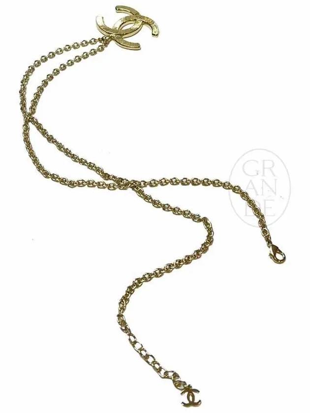 CC Logo Classic Metal Necklace Gold - CHANEL - BALAAN 4