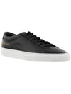 Achilles White Sole Low Top Sneakers Black - COMMON PROJECTS - BALAAN 5