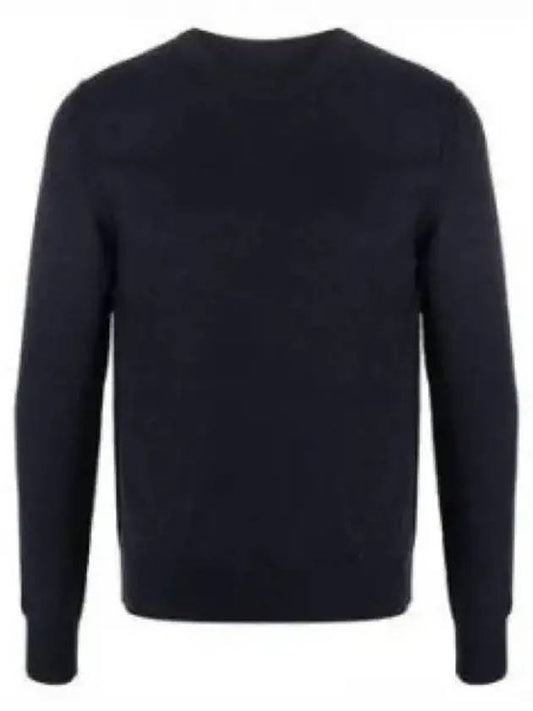 Crew Neck Cashmere Knit Top Navy - MAISON MARGIELA - BALAAN 2