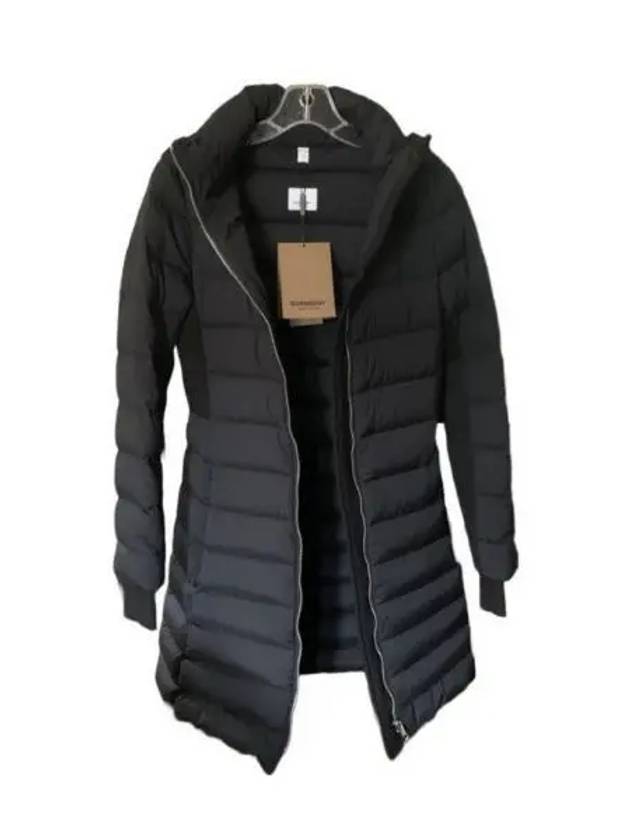 New Bridge Short Goose Down Jacket Navy - BURBERRY - BALAAN 2