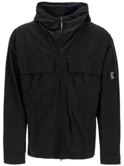 Taylon-P Zip Up Hoodie Black - CP COMPANY - BALAAN 2