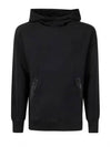 CP Company Hooded Sweatshirt 17CMSS026A005086W 999 BLACK - CP COMPANY - BALAAN 2