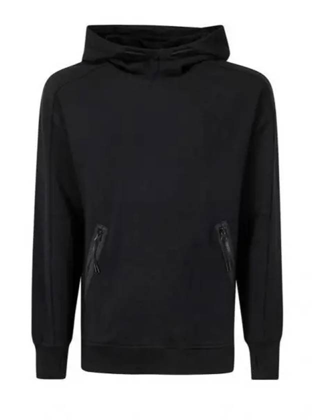 CP Company Hooded Sweatshirt 17CMSS026A005086W 999 BLACK - CP COMPANY - BALAAN 2