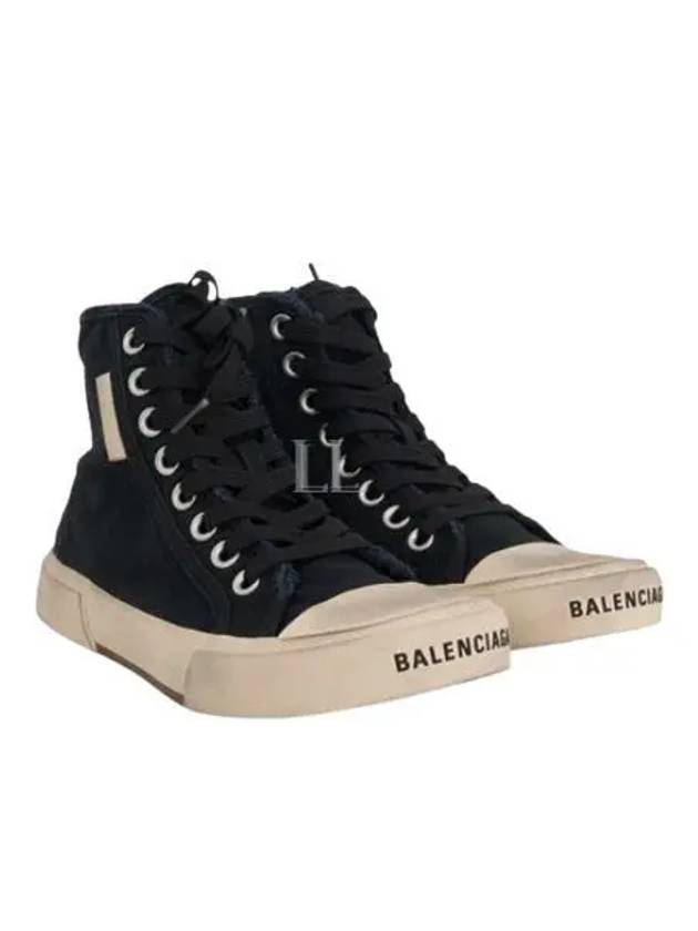 Paris High Top Sneakers Black - BALENCIAGA - BALAAN 2