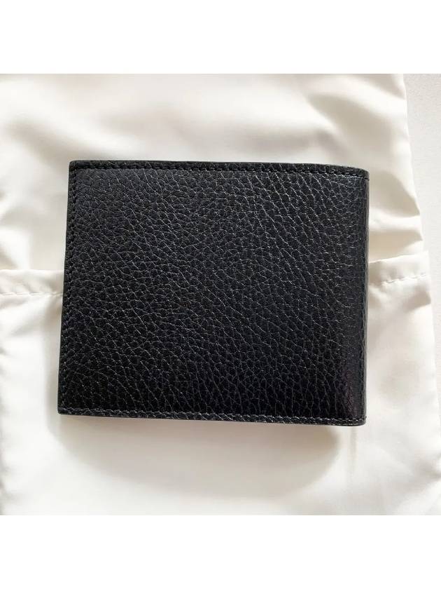 GG Interlocking Two Tone Half Wallet Black - GUCCI - BALAAN 3