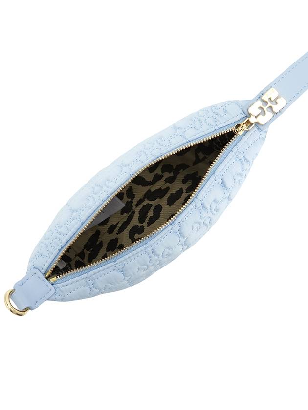 Butterfly Top Handle Bag Light Blue - GANNI - BALAAN 6